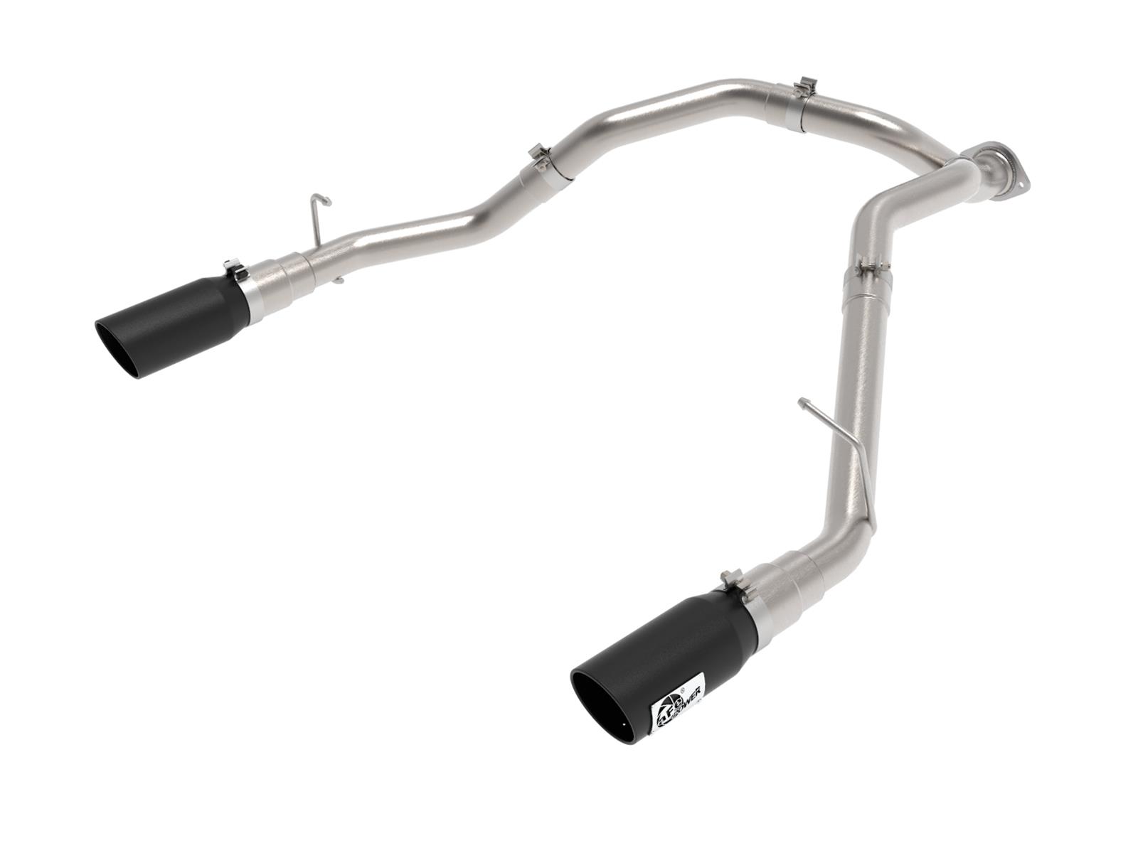 aFe Large Bore HD 3In. Exhaust Black Tips 20-up RAM 1500 3.0L - Click Image to Close